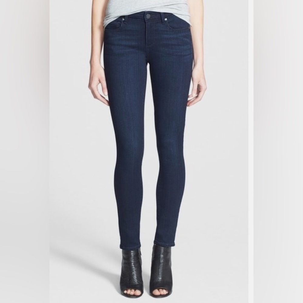 Paige Transcend Mae Verdugo Ankle Skinny Jeans